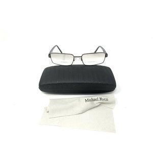 Michael Ryen Eyeglasses MR 173 03 Gunmetal Frames 53 [] 17  140 Excellent
